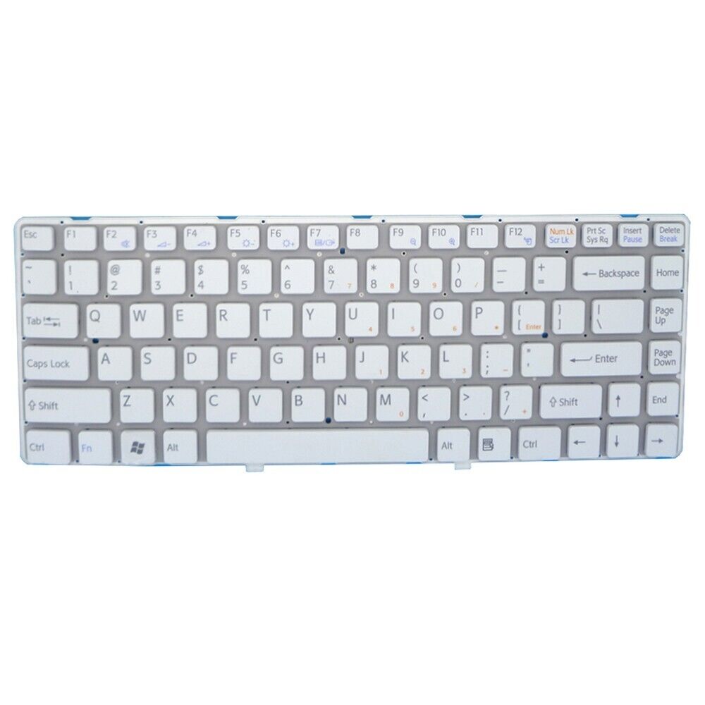 US Keyboard For SONY For VAIO VPCEA VPC-EA V081678F US 148792421 White New