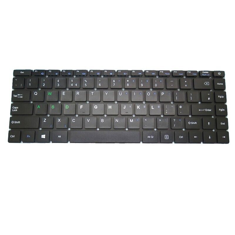 Laptop Replacement Keyboard For HYPA Play14 HY001 United Kingdom UK Black New
