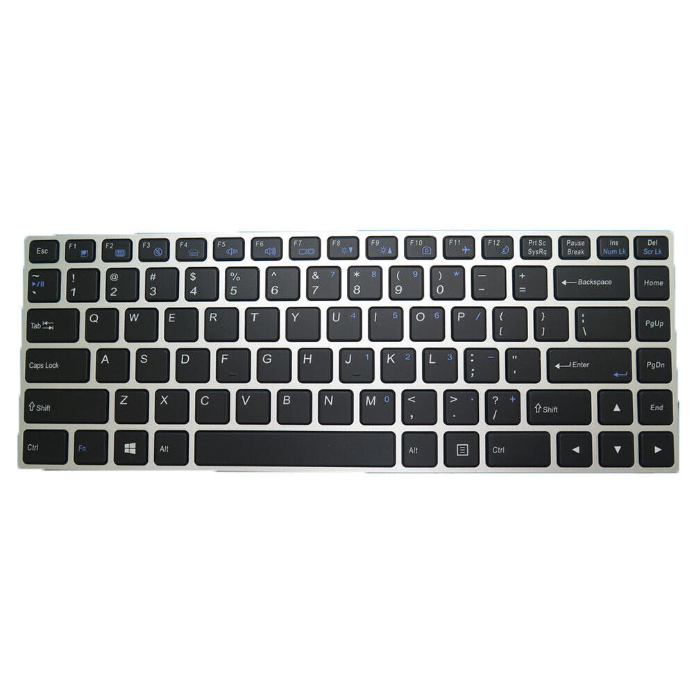 Laptop Keyboard For Sager NP8640 NP8640-S English US Black With Backlit New