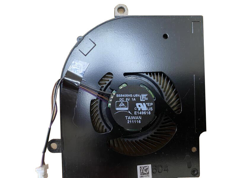 Laptop CPU FAN For MSI Delta 15 BS5405HS-U5N Delta 15 A5EFK MS-15CK BS5405HS U5N