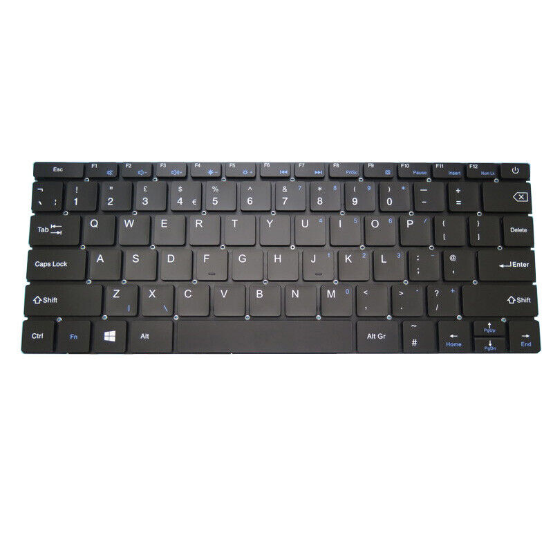 UK Keyboard For GEO GEOBOOK 1E MB2751004 YXT NB93-119 PRIDE-K3919 Black New