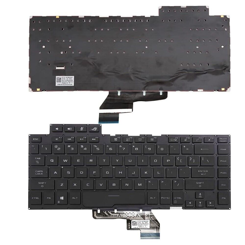 Laptop US Keyboard For ASUS ROG Zephyrus S GX532GW Black With RGB Backlit