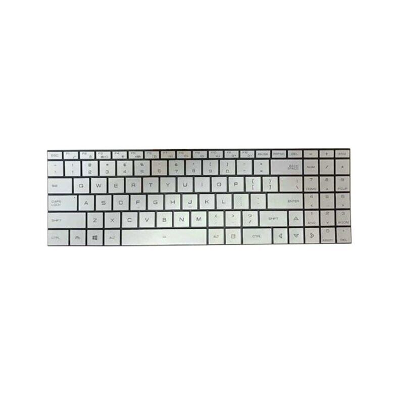 Sliver US Keyboard For MEDION Erazer Beast X25 MD63835 MD62308 MD63805 MD62182