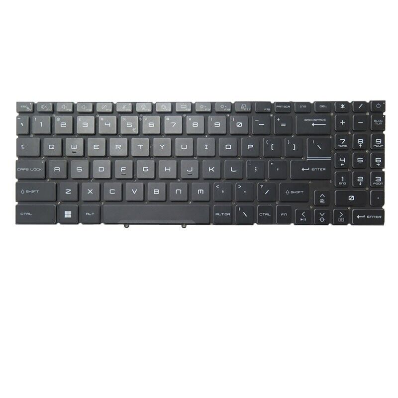 RGB Backlight US Keyboard For MSI GL76 9Z.NK1BN.J1D NSK-FG0JBN 1D S1N3EUS2M3D10