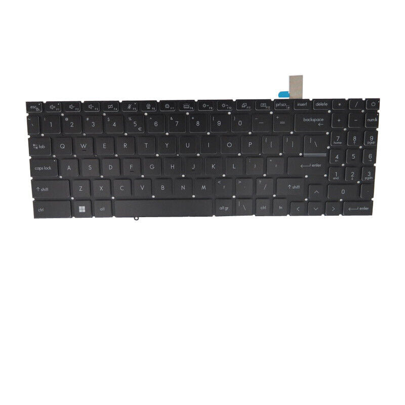 Monochrome Backlit Keyboard For MSI Creator M16-A12U A12UC A12UD A12UEV English