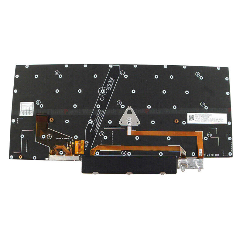 Keyboard For Lenovo Thinkpad X1 Yoga 6th Gen English US With Backlit Black New