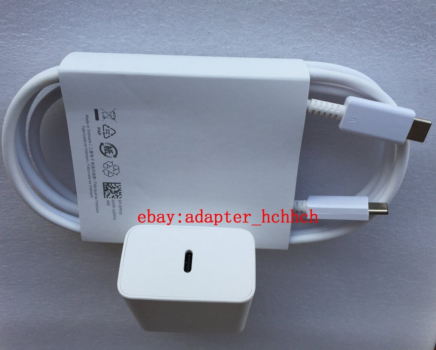 New Original Samsung Galaxy Book2 Pro 360 NP930QED-KB2US EP-TA865 Fast Charging