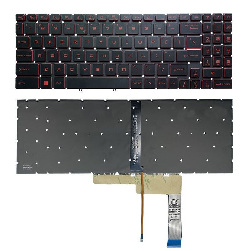 Backlit GF66 Keyboard For MSI Katana GF66 12U 11UC 11UD 11UE 11UG 12UGS English