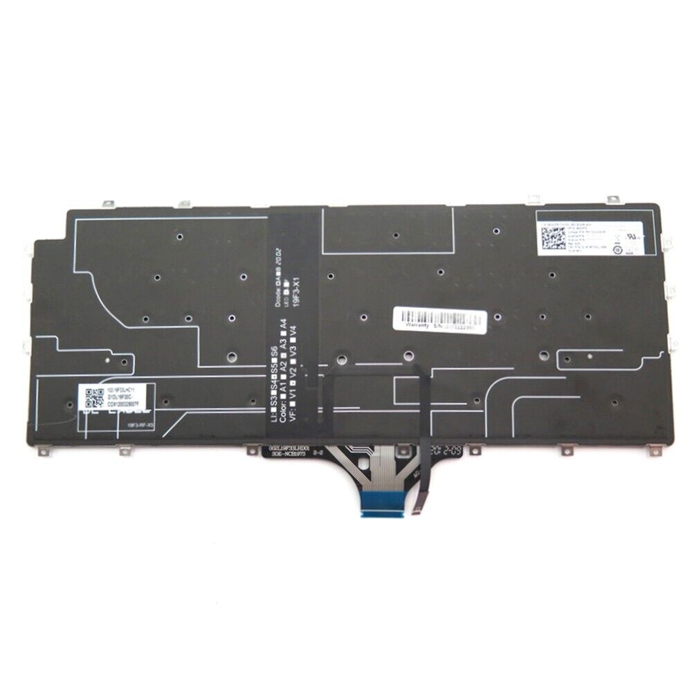 Backlit UK Keyboard For DELL Latitude 9510 9520 0WP54V WP54V PK132UH1B15 New