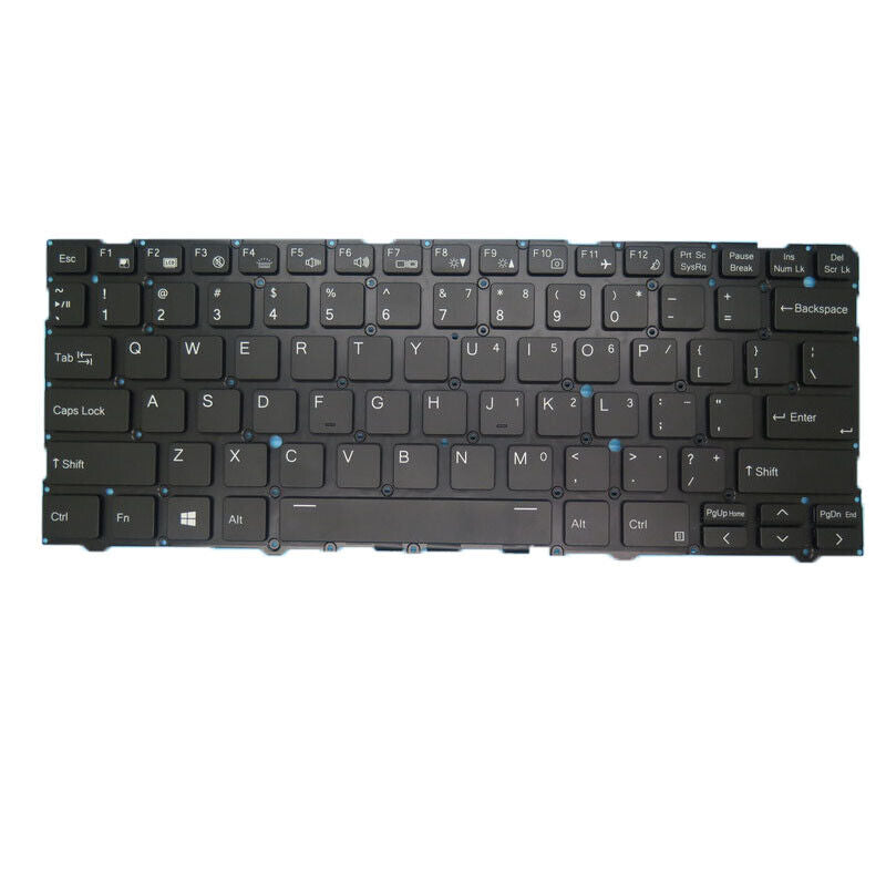 Backlit Keyboard For CLEVO L140CU L141CU L140MU L141MU English US NO Frame
