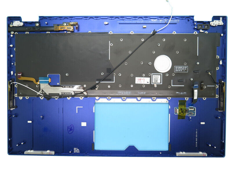 Keyboard PalmRest For Samsung NP950QCG 950QCG English US Upper Case Cover