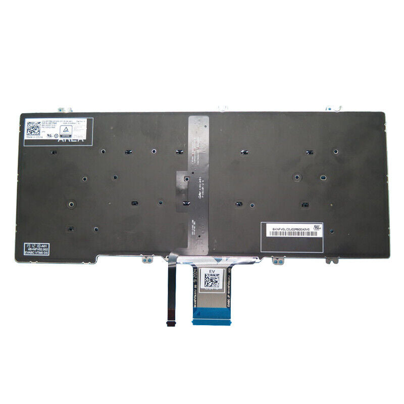 French FR Keyboard For DELL Latitude 5300 5310 2-in-1 5300 5310 7300 Backlit New