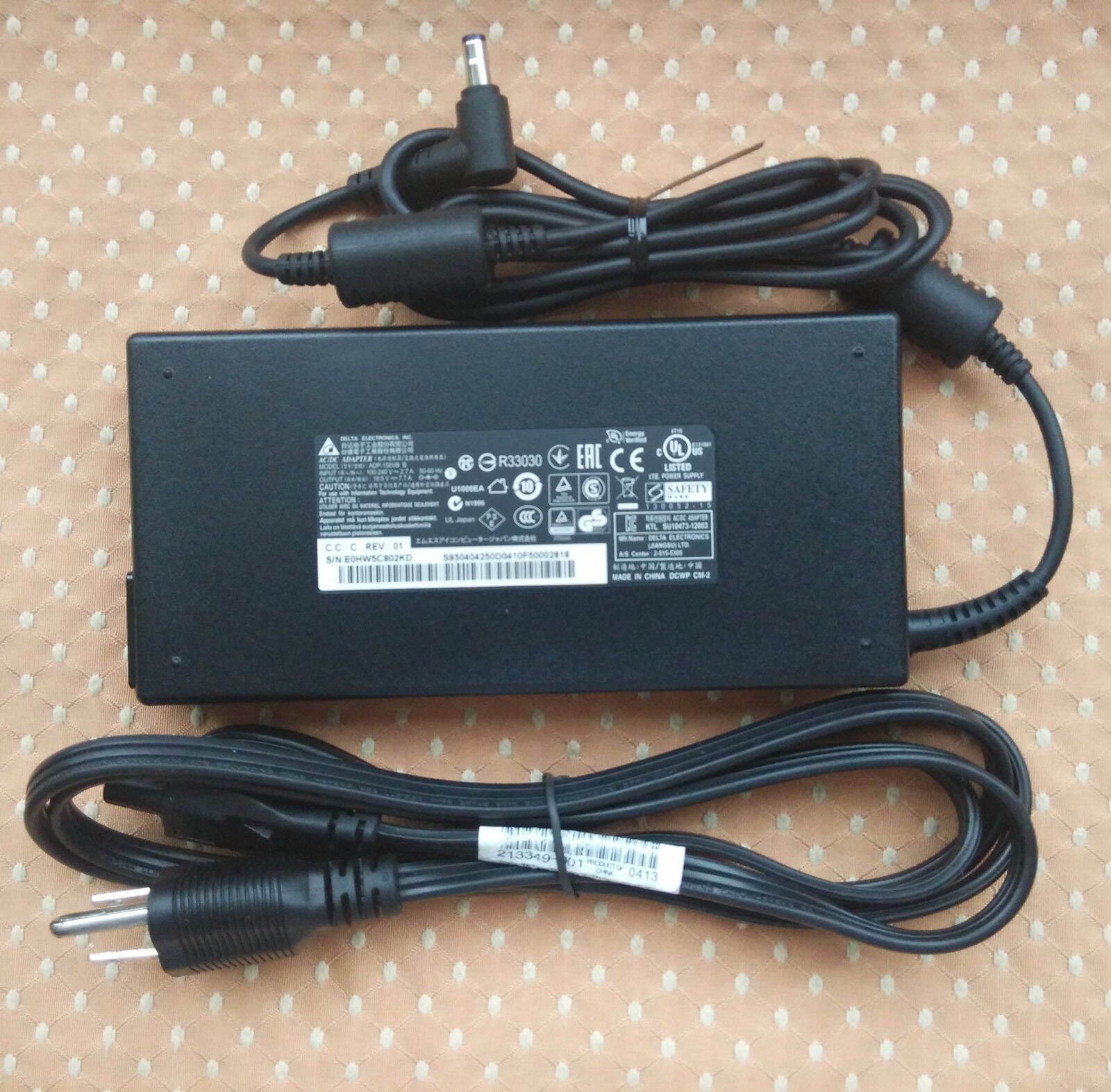 Caricabatterie Originale Delta ADP-150VB B 150W Per MSI | Con Cavo Di Alimentazione | Nuovo