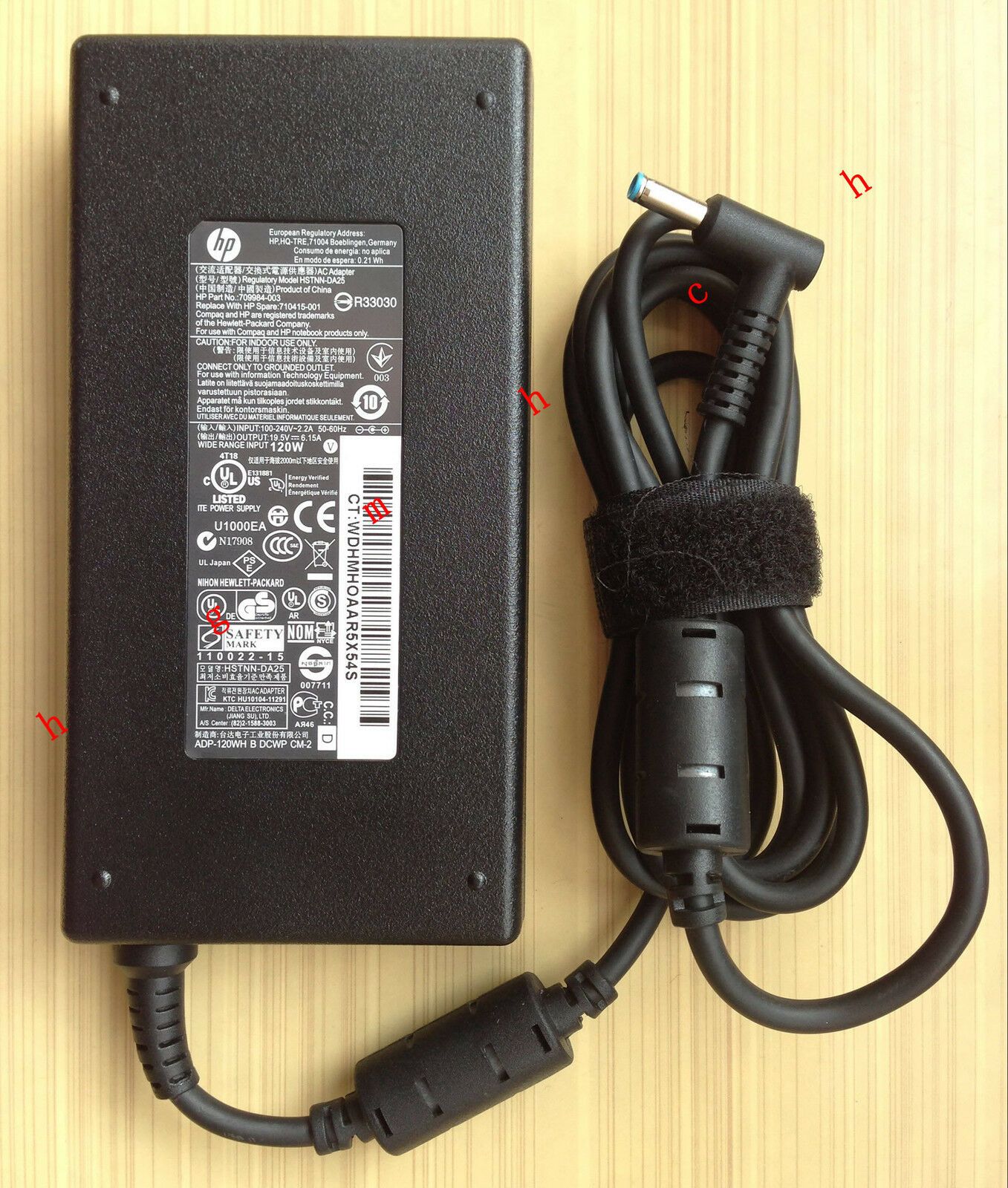 Carregador HP 120W 19.5V 6.15A 4.5*3.0mm blue pin - Técnica PC Carregador HP 120W 19.5V 6.15A 4.5*3.0mm blue pin - Técnica PC