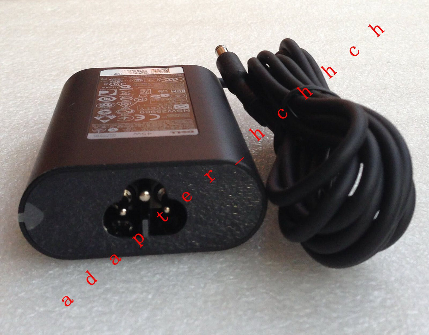 @Original Genuine OEM Dell 45W AC Adapter for Dell XPS 13-9343 P54G001 Ultrabook