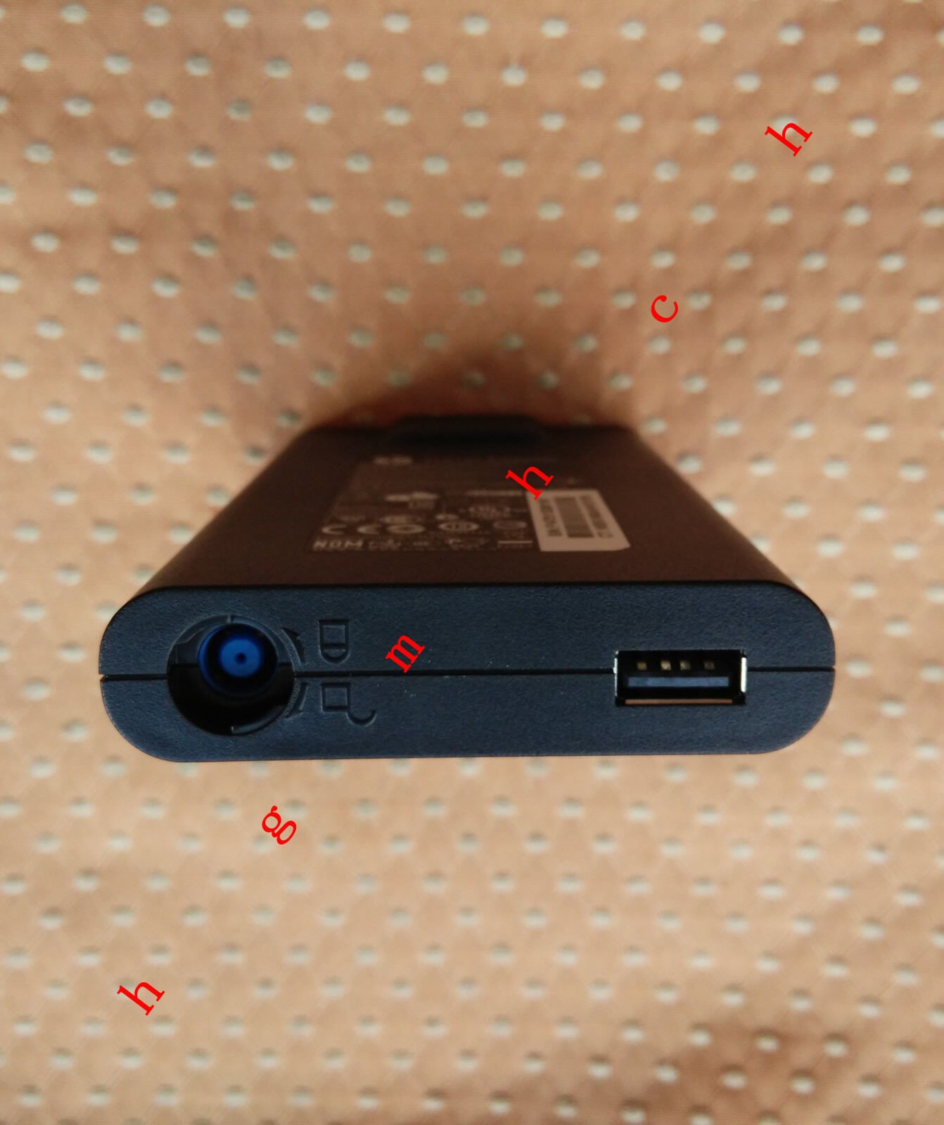New Original OEM HP 90W SLIM W/USB Travel Adapter for HP ENVY 14-2096LA Notebook