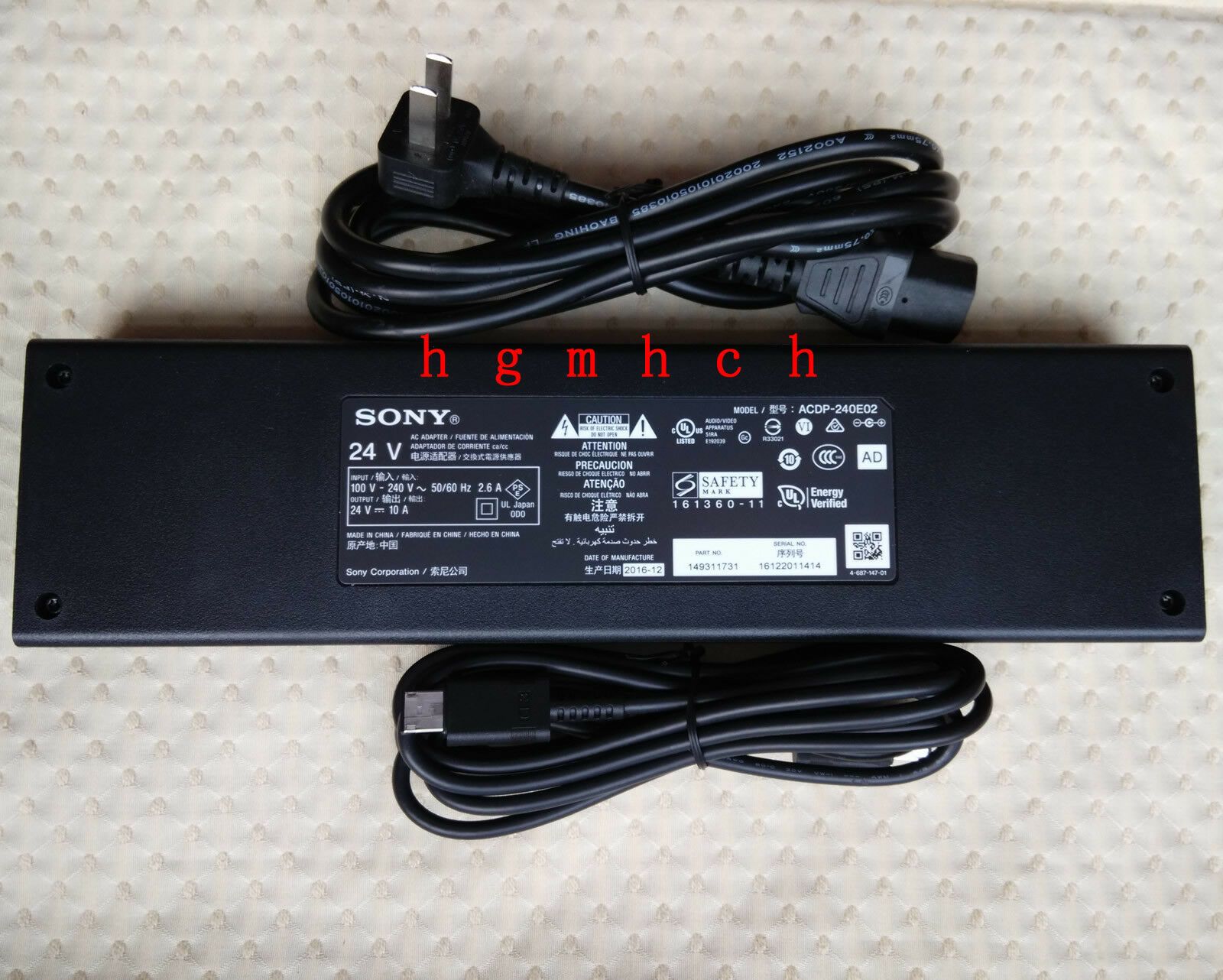 Original OEM Sony LED TV XBR-65X930D,ACDP-240E02,149311731 24V 10A 