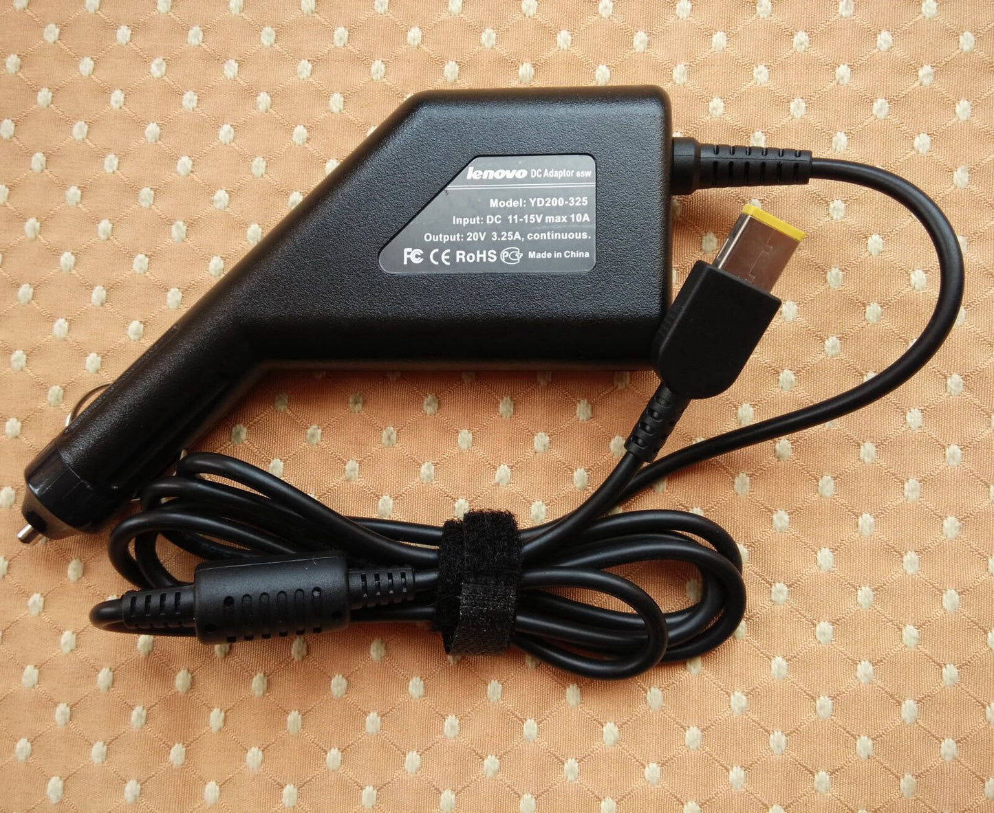 Original 65W 20V DC Car Charger for Lenovo ThinkPad S540 20B3/i5-4200U Ultrabook