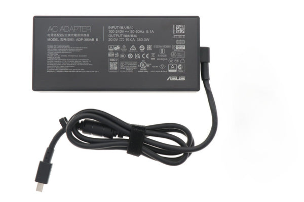 20V 19A 380W for Asus ROG Strix G18 (2025) G815 G815LW Strix Scar 18 (2025) G835 G835LW G835LX 16 (2025) G635 G635LW ADP-380AB B