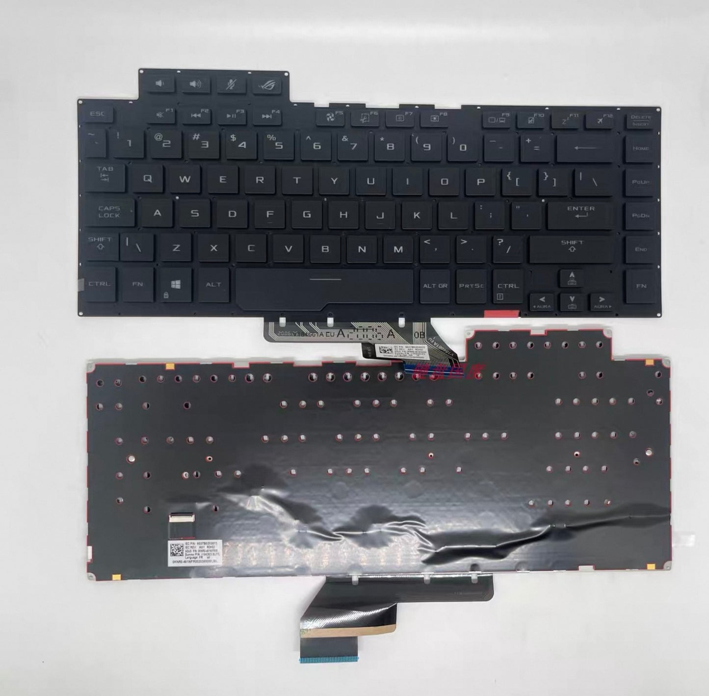 Laptop US Keyboard For ASUS ROG Zephyrus M15 GU532LV GU532LW Blank With Rgb Backlit
