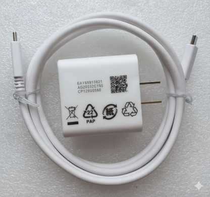 LG 65W USB-C charger port close-up