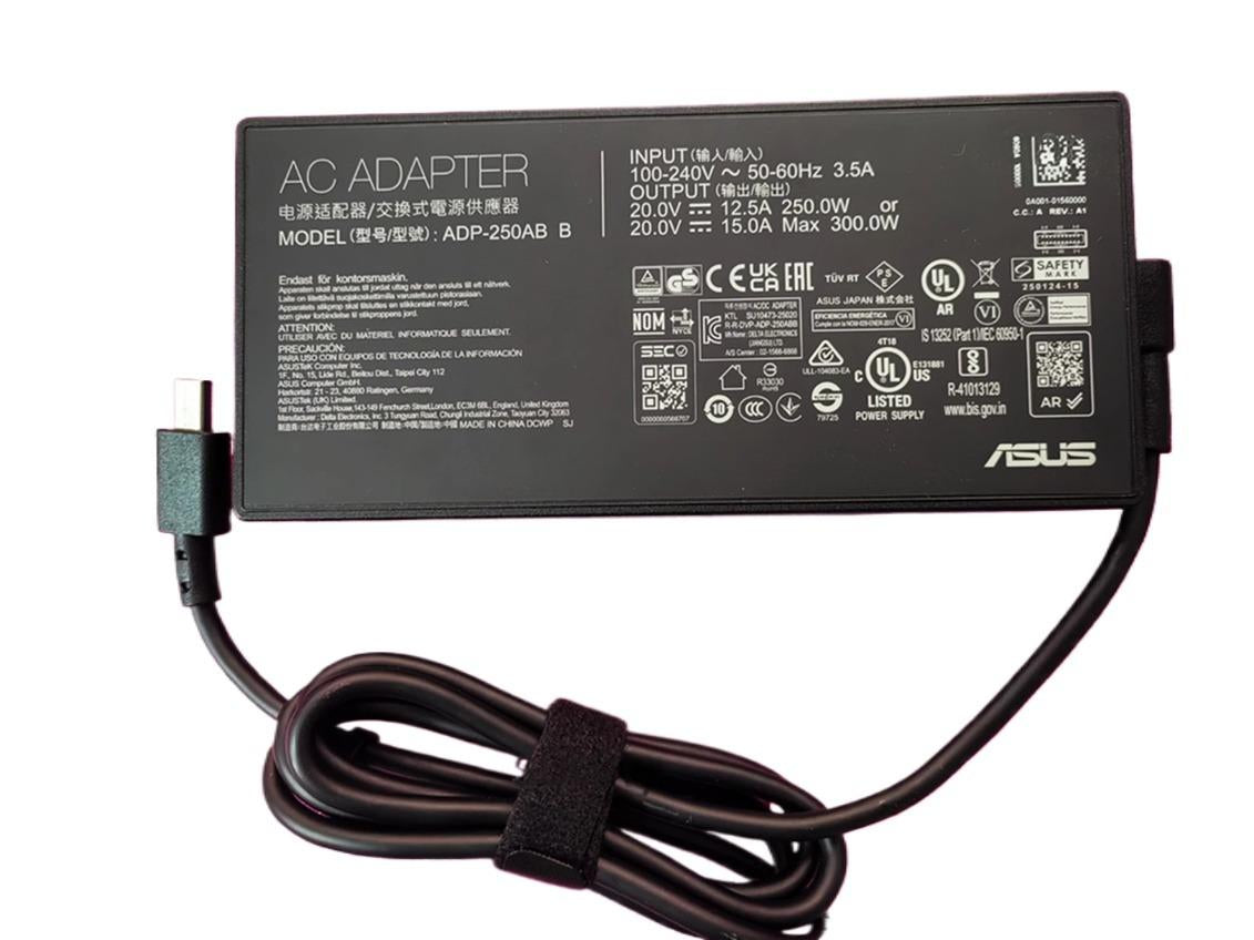 Original ASUS ROG Zephyrus Duo (2026) GX651 250W AC Adapter - 20V 12.5A Power Supply