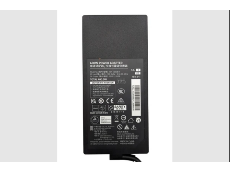 Razer 400W AC Adapter Back Side