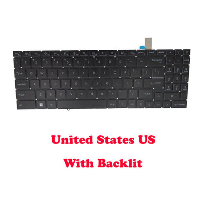 Monochrome Backlit Keyboard For MSI Creator M16-A11U A11UC A11UD A11UX English