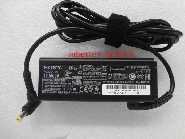 Original Sony 45W 10.5V/5V AC Adapter&Cord for VAIO Pro SVP112A1CL,VGP-AC10V10@@