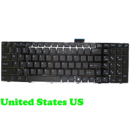 NO Backlit Keyboard For MSI GE60 2OC 2OD 20E 2PL 2QL GE70 2OC/OD 2PC 2PE English