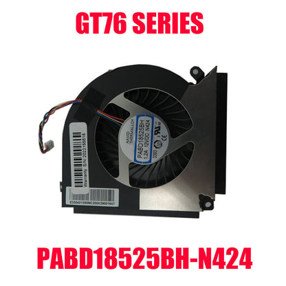 Laptop 4PIN CPU FAN For MSI GT76 PABD18525BH-N424 PABD18525BH N424 1.2A 12VDC