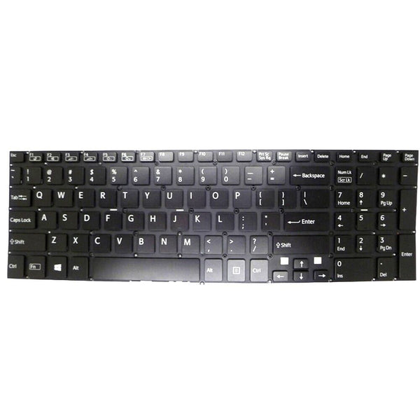 English US Laptop Keyboard For SONY For VAIO SVF152 SVF153 149239521US Black