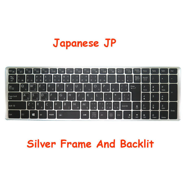 Used JP Keyboard For Gigabyte P35 P35G V142645CJ1 JA 2Z703-JP355-S11S Japanese