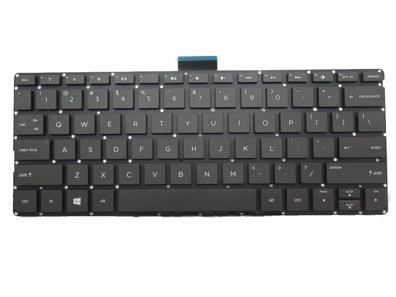 Laptop Keyboard For HP 11-K000 HPM14K33US-442 Without Frame Black United States