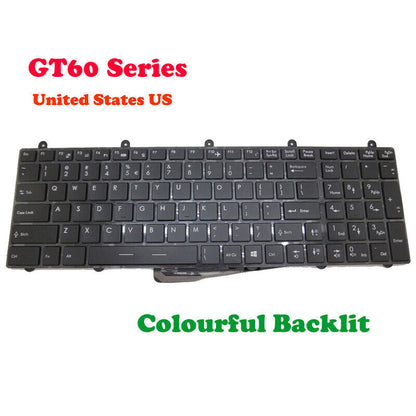 Backlit Keyboard For MSI GT60 MS-16GF V139922AK1 UI S1N-3EUS204-SA0 US English