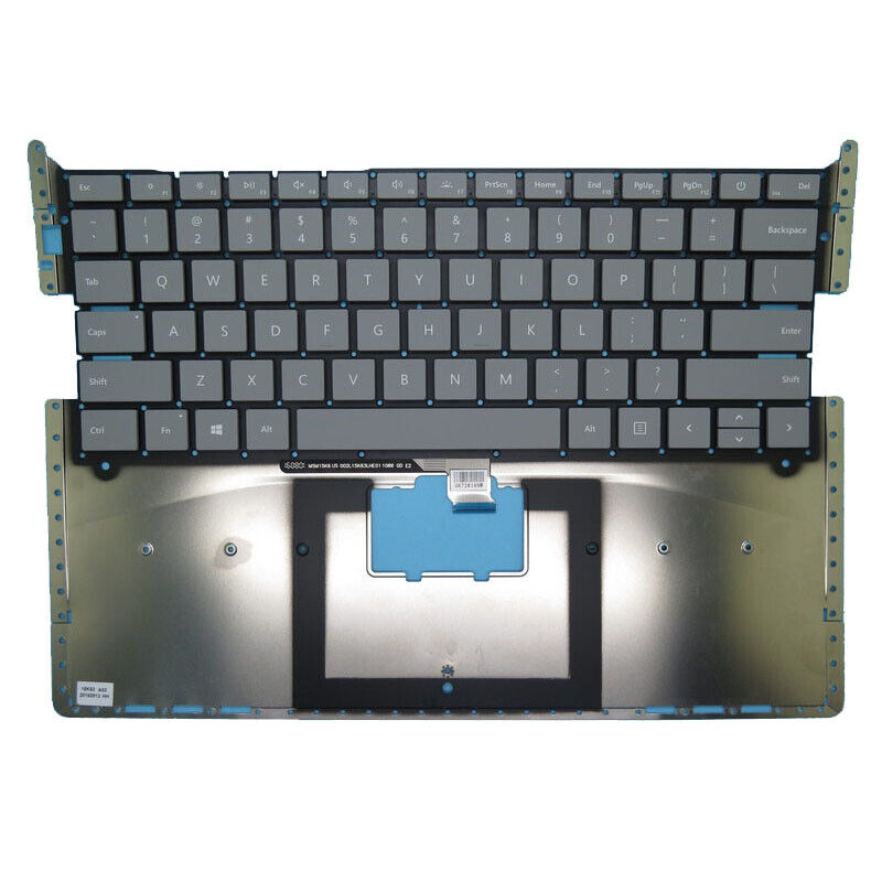 Laptop Keyboard For Microsoft surface 13.5'' 1769 United States Gray G672819NW