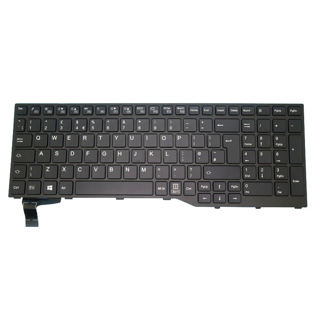 UK Keyboard For Fujitsu A3510 A3511 CP792471-01 FJM20B86GB3D85 Non-Backlit Used