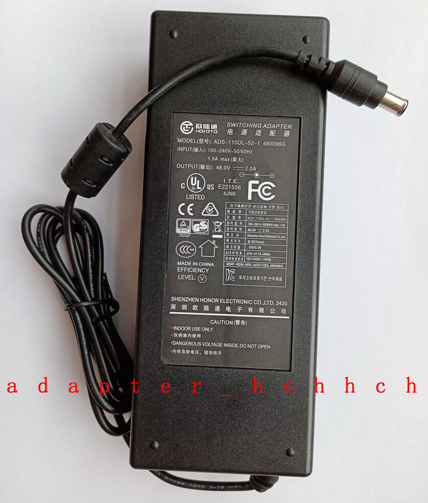 New Original Hoioto 48V 2A Adapter For Dahua NVR-28S1-8PoE 8CH 8POE 12MP 4K NVR@