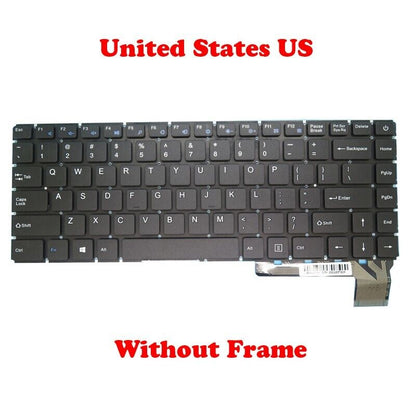 US Keyboard For Jumper EZBook 2 SCDY-300-2-3 PRIDE-K2511 English