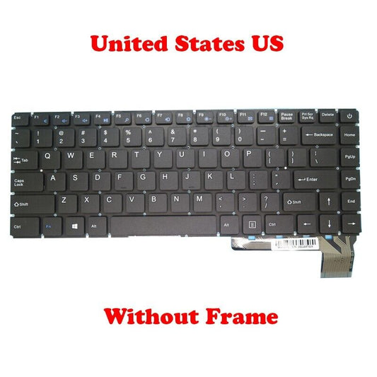 US Keyboard For Jumper EZBook 2 SCDY-300-2-3 PRIDE-K2511 English