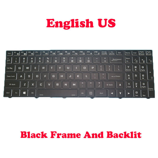 US Backlit Keyboard For CLEVO PB70 RC PB70DF1 DF2 PB70EF PB70ED PB71RC PB71RD RF