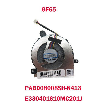 GPU FAN For MSI GF63 GF65 GF75 MS-16R1 MS-16R2 PABD08008SH-N413 E330401610MC201J