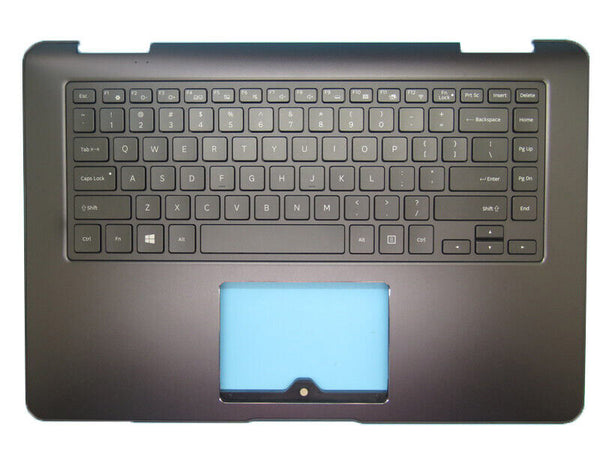 Keyboard Palmrest For Samsung NP750QUB 750QUB 750QUA English US Case Backlit New