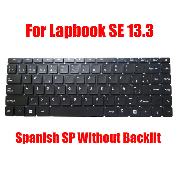 Spanish Keyboard For Chuwi Lapbook SE CWI528 CWI547 13.3 MB3081004 YXT-NB93-93