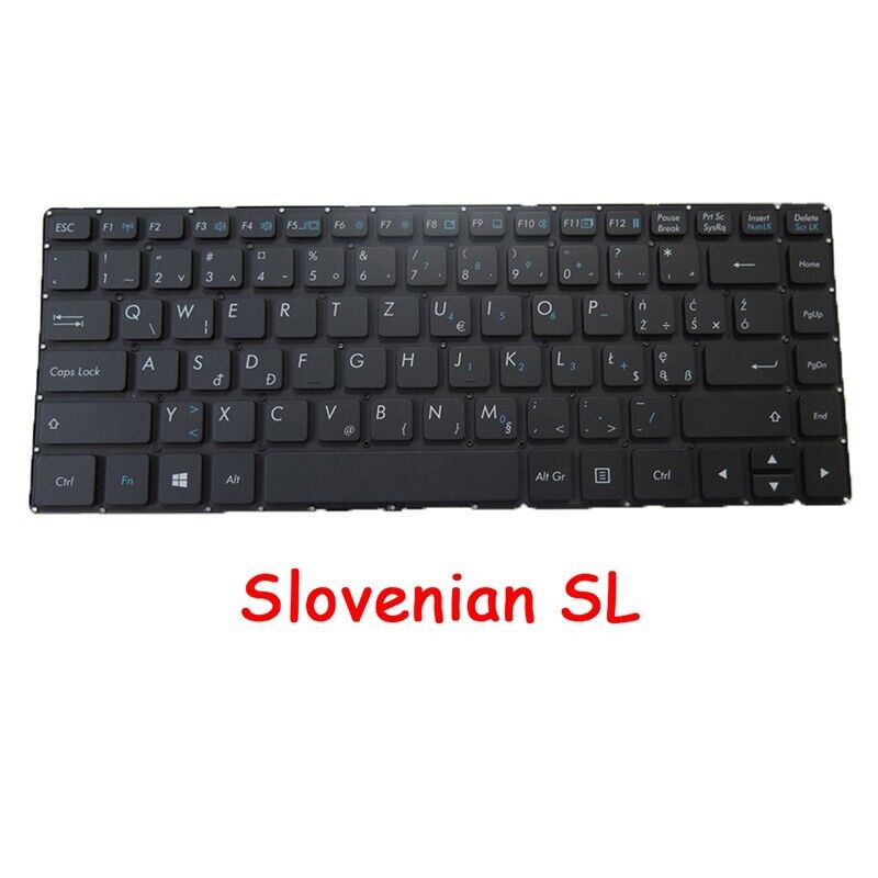 Laptop Keyboard For GETAC S410 S410G1 S410 G1 Slovenian SL SL-RO NO Backlit New