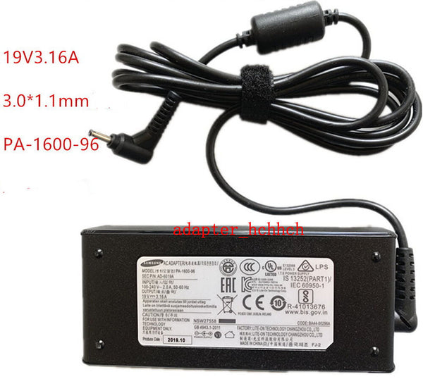 New Original Samsung 60W AC Adapter for Notebook 9 Pro NP940X5N-X02US PA-1600-96