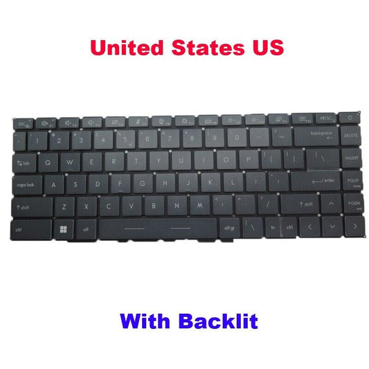 Backlit Keyboard For MSI Creator Z16 12th Gen MS-1572 Z16-A12U Z16 A12UET MS1572