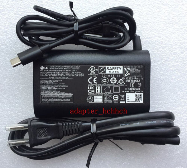 New Original LG 65W USB-C Adapter for LG gram 17ZB90R-K.ADC8U1 ADT-65DSU-D03-2@@