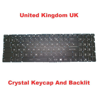 Crystal Keyboard For MSI GS60 GS70 GT73 GS72 GE62 GP72 WS60 United Kingdom UK