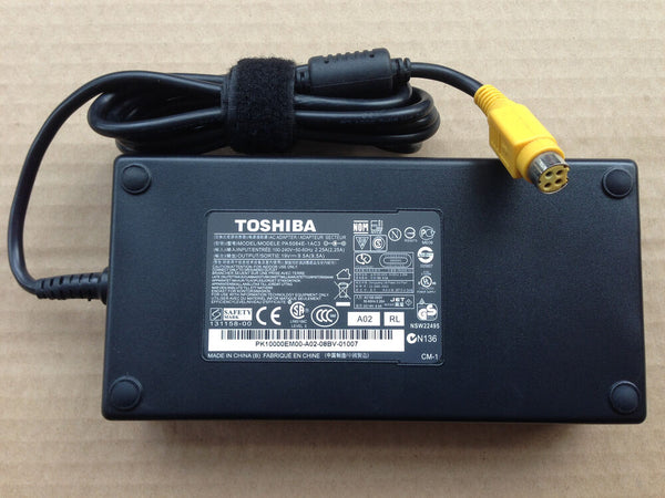 Original OEM Toshiba 180W 19V Cord/Charger Qosmio X75,PA5084E-1AC3,PA5084U-1AC3@